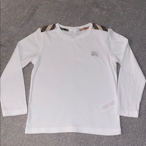 Kids Burberry long sleeve tee